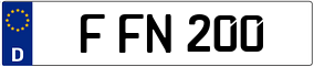 Truck License Plate